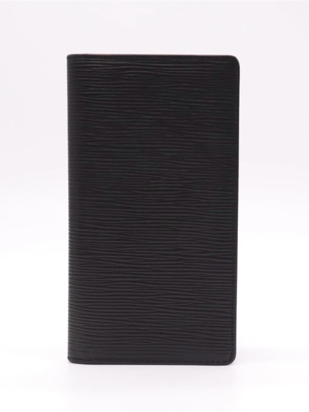 Louis Vuitton Black Epi Leather Brazza Wallet with Certificate of Authenticity